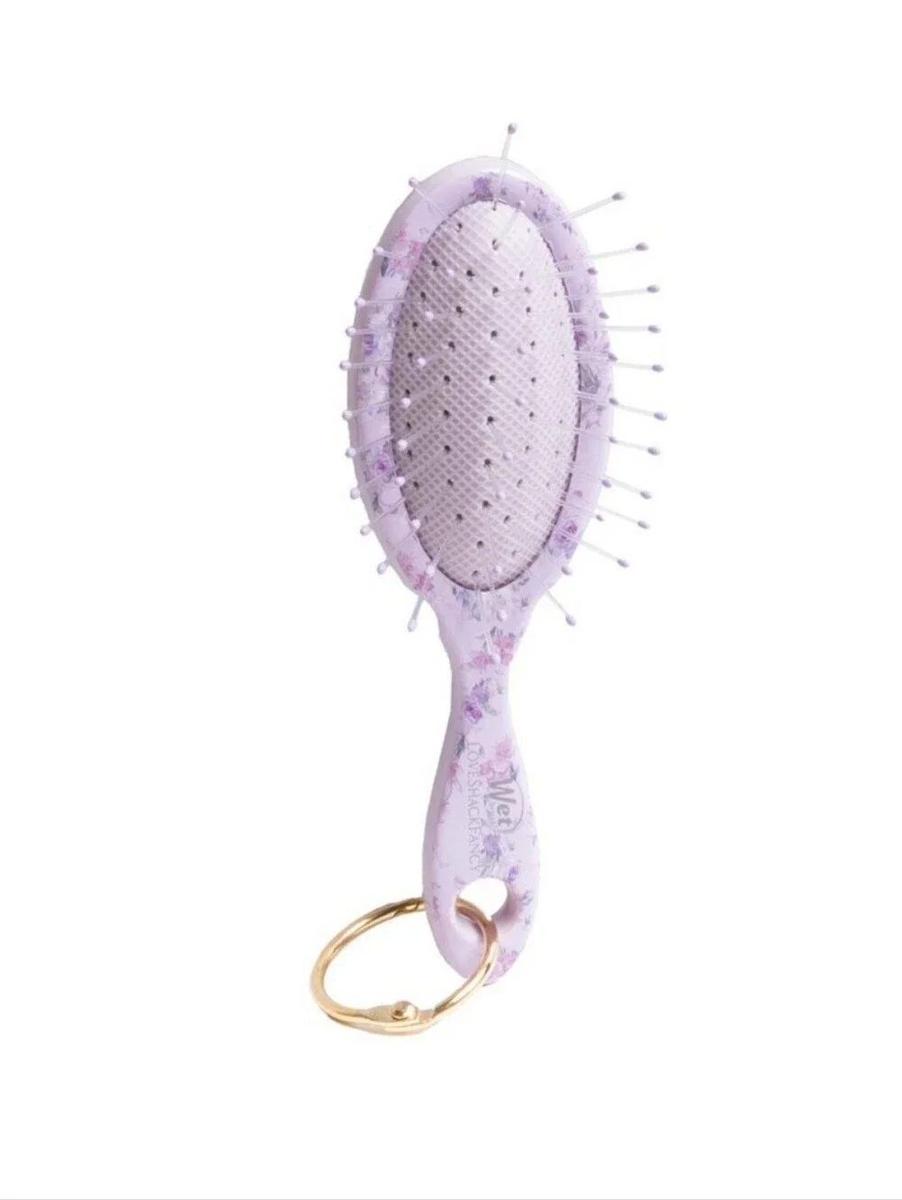 NWT LoveShackFancy x Wet Brush Limited Edition Keychain Detangler Hibiscus Happy